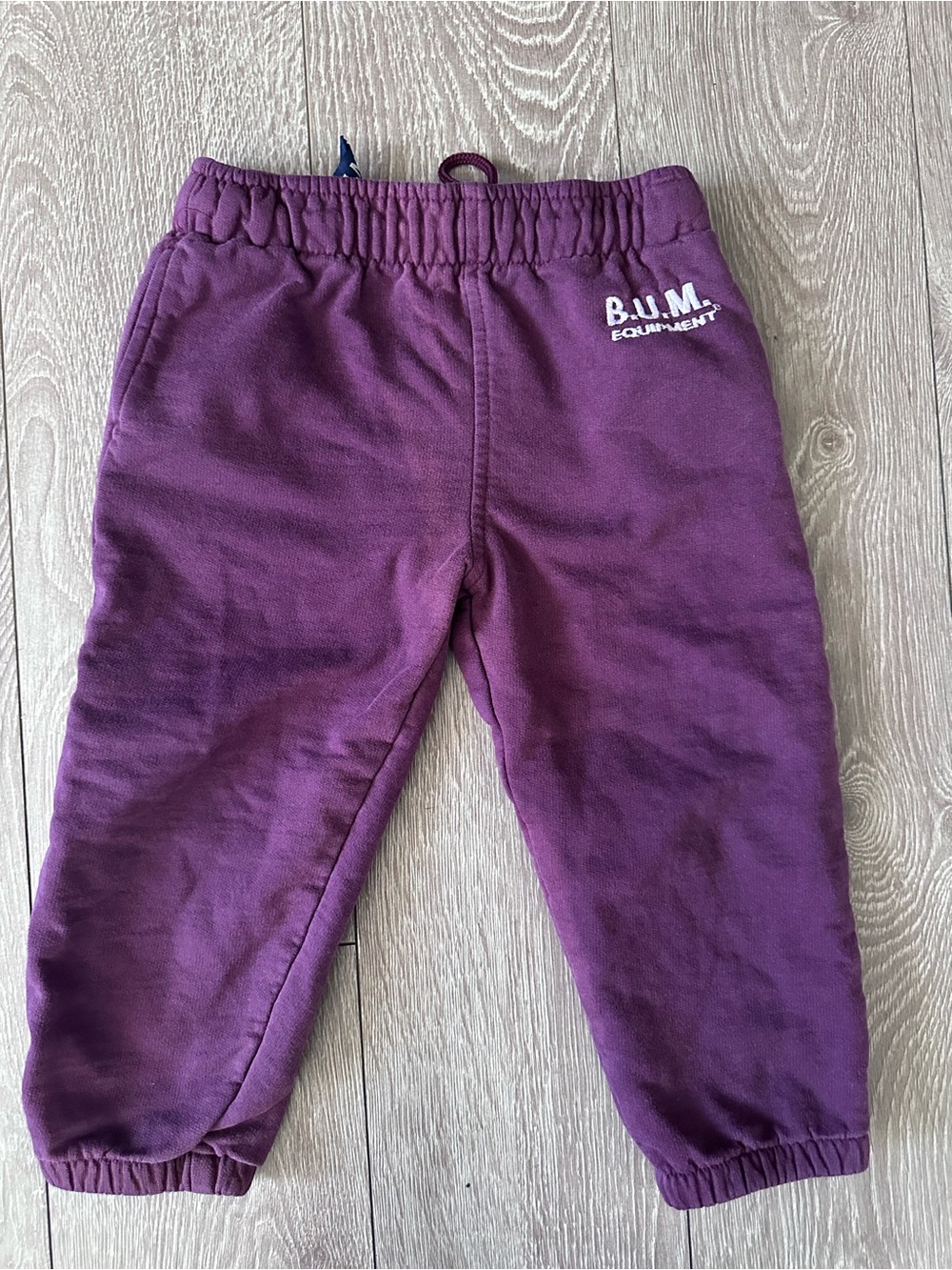 Vintage B.U.M. Equipment Kids Purple Joggers - Cozy Everyday Sweatpants